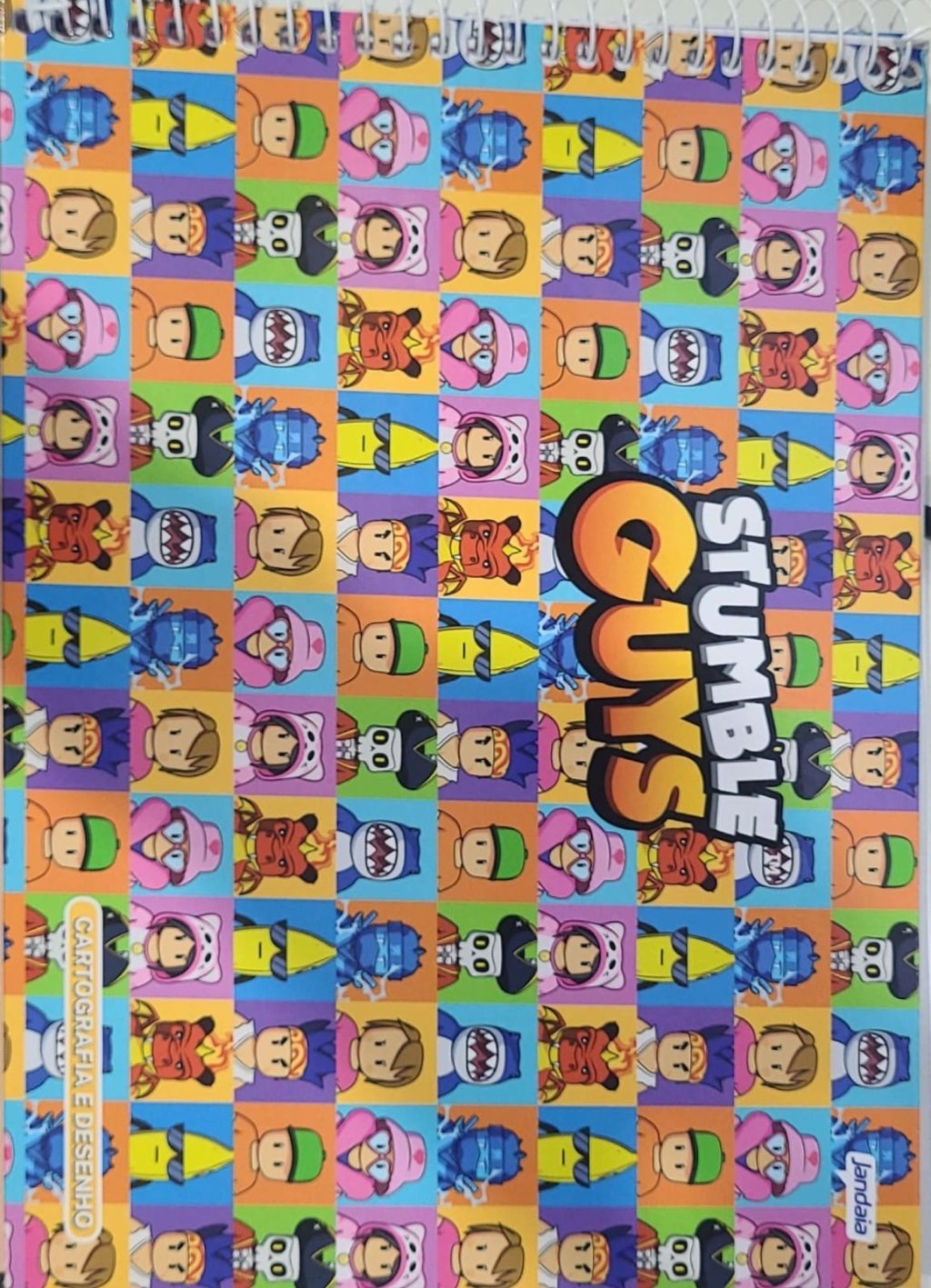 CADERNO DE DESENHO STUMBLE GUYS 80FLHS SEM MARGEM
