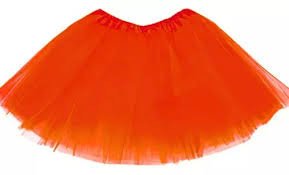 SAIA DE TULE  40 CM GLITTER OU LISA VERMELHA