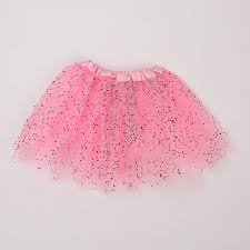 SAIA DE TULE  40 CM GLITTER OU LISA  ROSA CLARO
