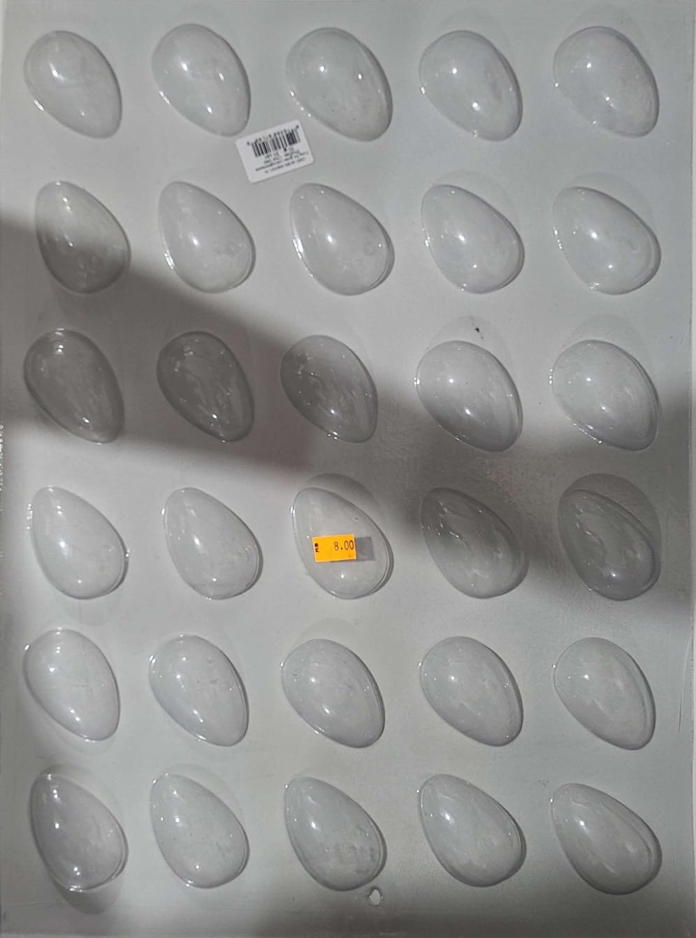 FORMA ACETATO - OVO LISO 30 CAV - 50GR