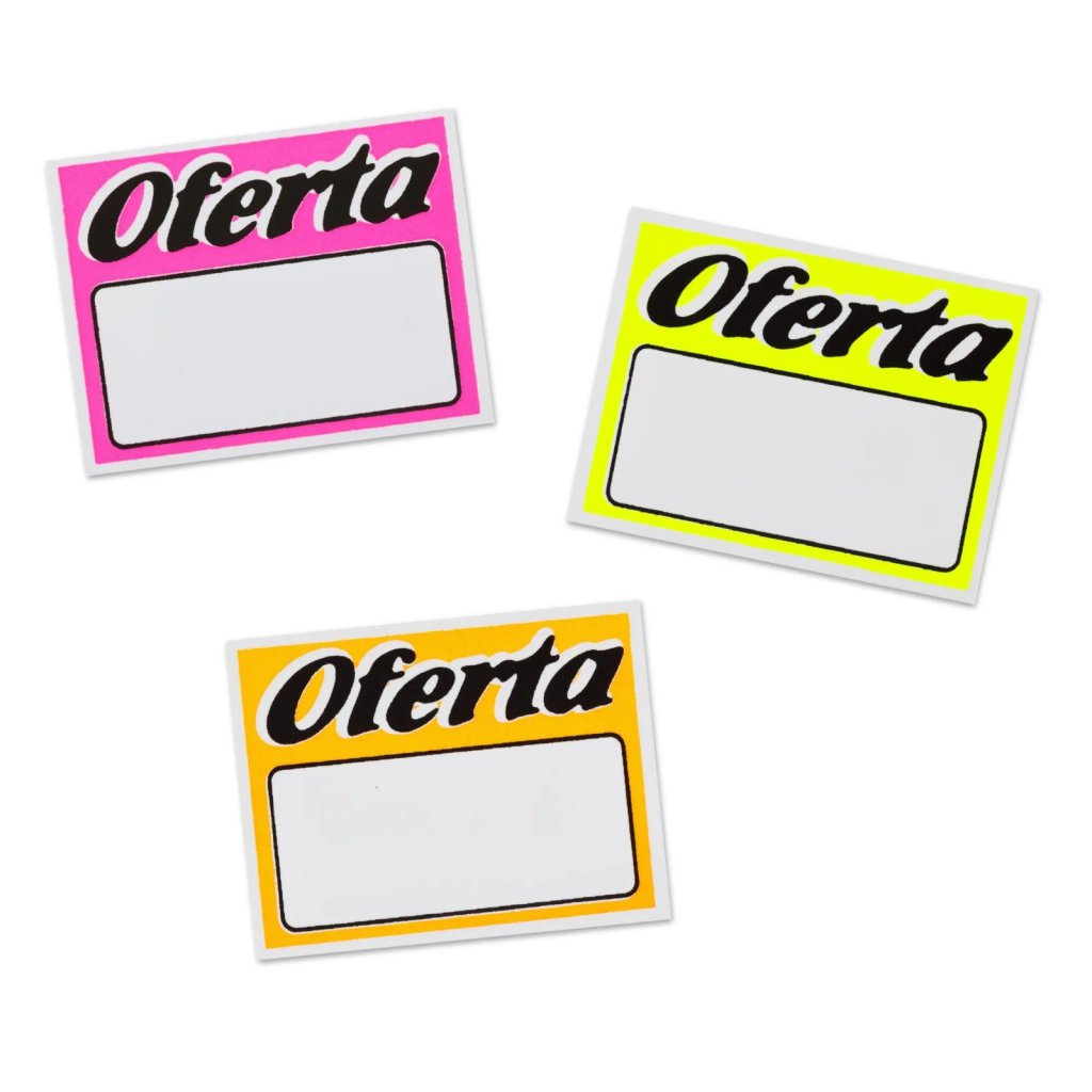 MINI PLACA DE OFERTA 8X6 C/10 UN