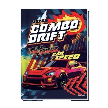 CADERNO BROCHURA GRANDE CALIGRAFIA - SUPER CARS