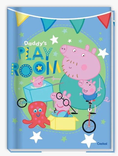 CADERNO BROCHURA PEQUENO PEPPA PIG - 80 FOLHAS