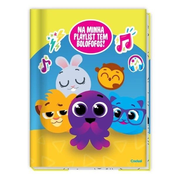 CADERNO BROCHURA PEQUENO BOLOFOFOS - 80 FOLHAS