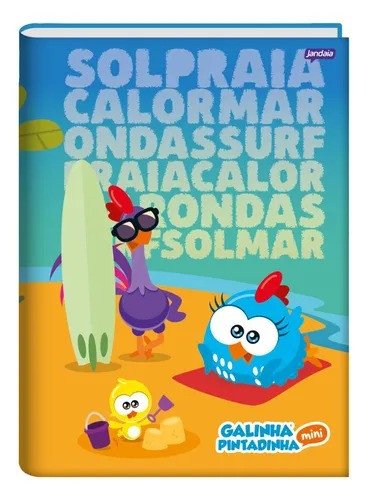 CADERNO BROCHURA PEQUENO GALINHA PINTADINHA – 80 FOLHAS