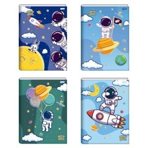 CADERNO BROCHURA PEQUENO GALAXY CLUB SPACE - 80 FOLHAS