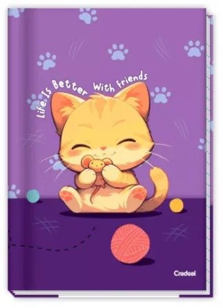 CADERNO BROCHURA GRANDE LALA PETS - 40 FOLHAS