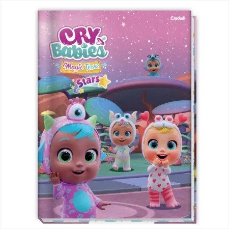 CADERNO BROCHURA GRANDE CRY BABIES - 80 FOLHAS