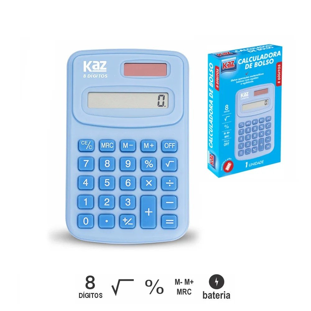 CALCULADORA DE BOLSO KZ403
