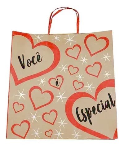 SACOLA DE PRESENTE - 30,5X11,5X30,5