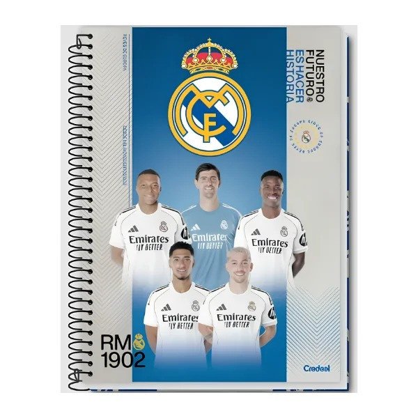 CADERNO REAL MADRID - 80 FOLHAS