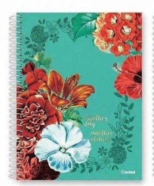 CADERNO PÉTALAS - 80 FOLHAS