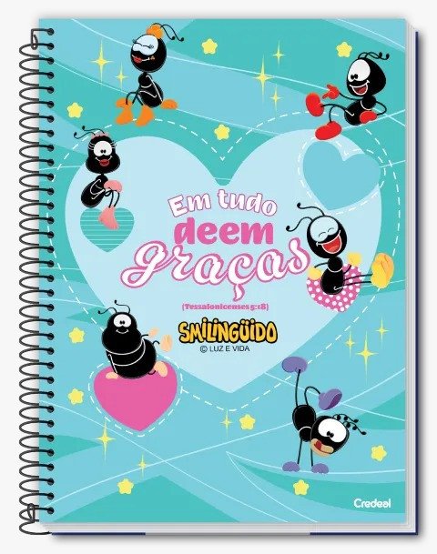 CADERNO SMILINGUIDO - 80 FOLHAS