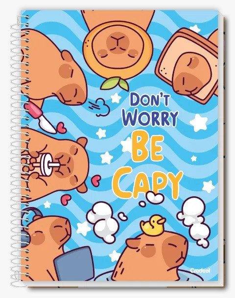 CADERNO BE CAPY - 160 FOLHAS