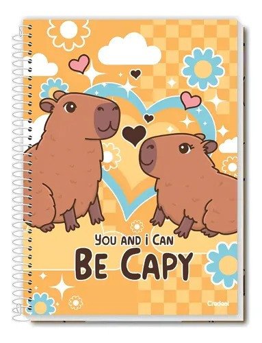 CADERNO BE CAPY - 160 FOLHAS