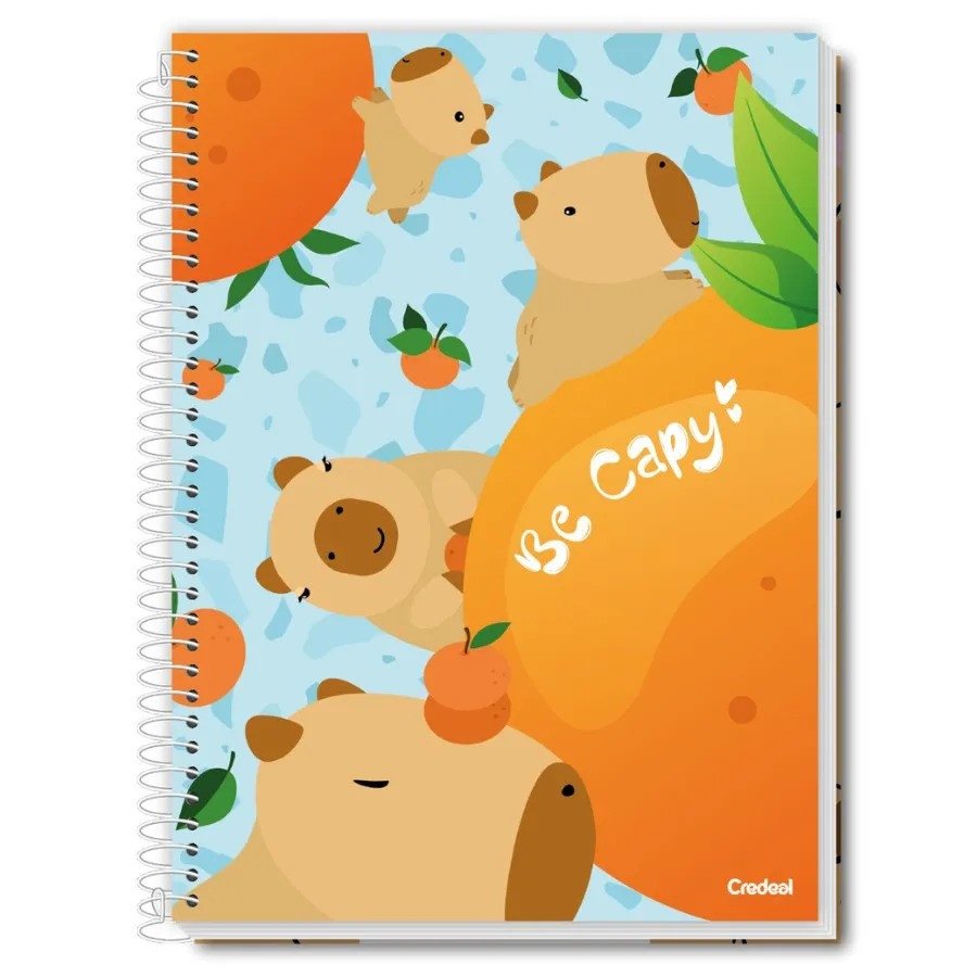CADERNO BE CAPY - 160 FOLHAS