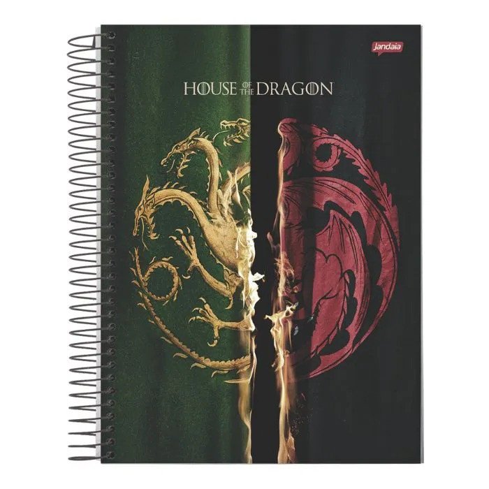 CADERNO HOUSE OF THE DRAGON - 160 FOLHAS