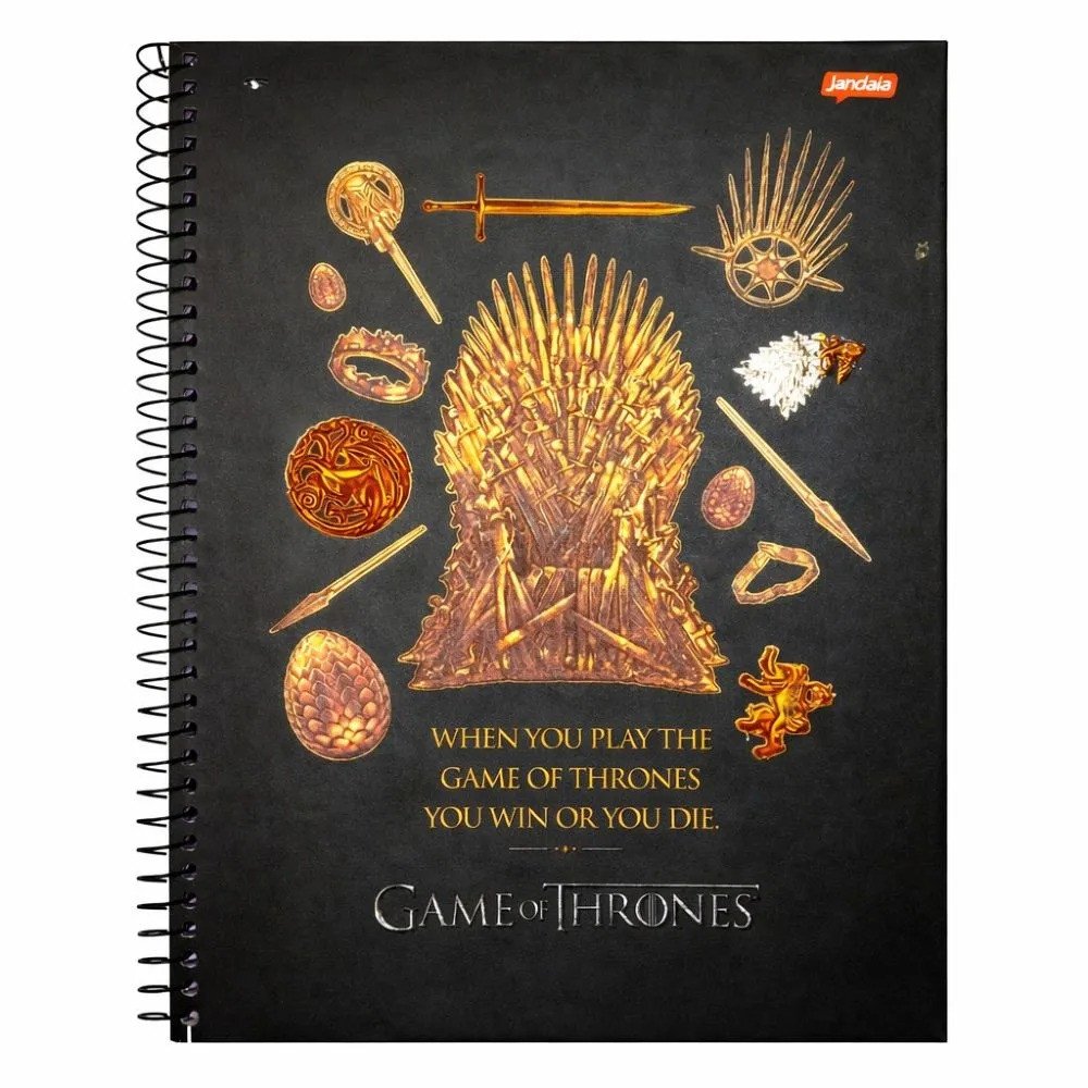 CADERNO GAME OF THRONES - 160 FOLHAS