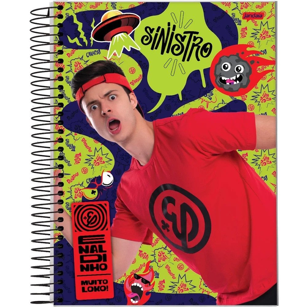 CADERNO ENALDINHO - 160 FOLHAS