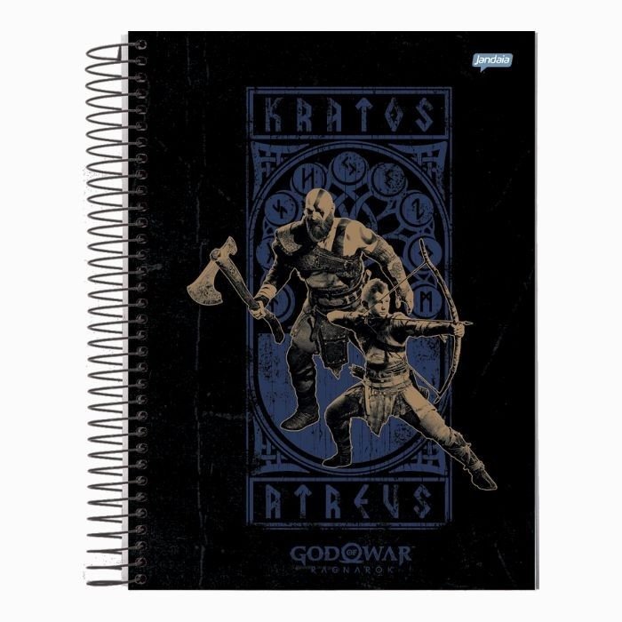 CADERNO GOD OF WAR - 160 FOLHAS