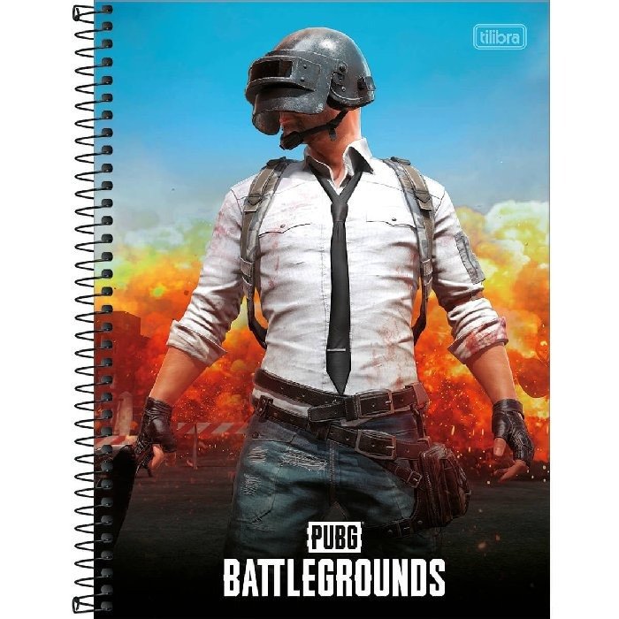 CADERNO PUBG BATTLEGROUNDS - 160 FOLHAS