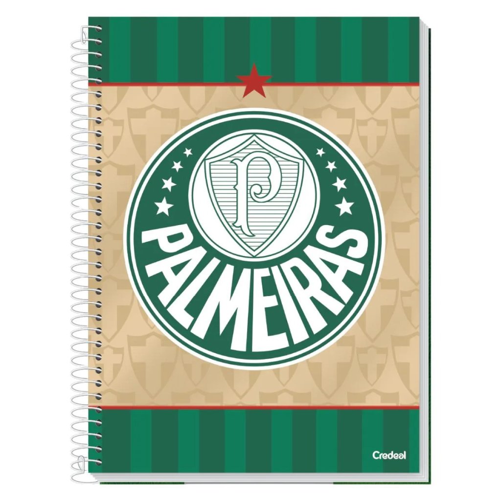 CADERNO PALMEIRAS - 320 FOLHAS