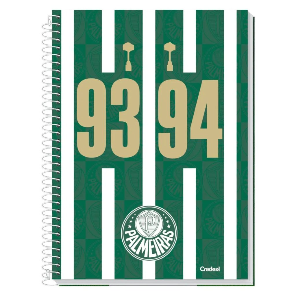 CADERNO PALMEIRAS - 320 FOLHAS