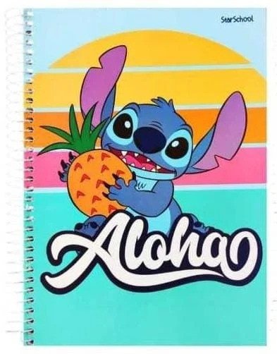 CADERNO STITCH ALOHA - 320 FOLHAS