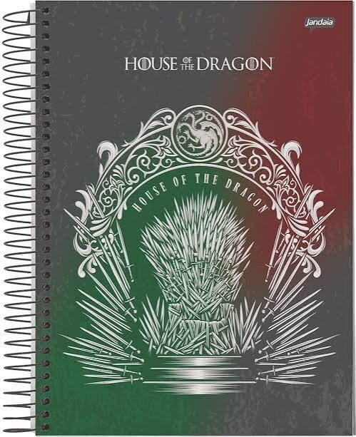 CADERNO HOUSE OF THE DRAGON - 240 FOLHAS
