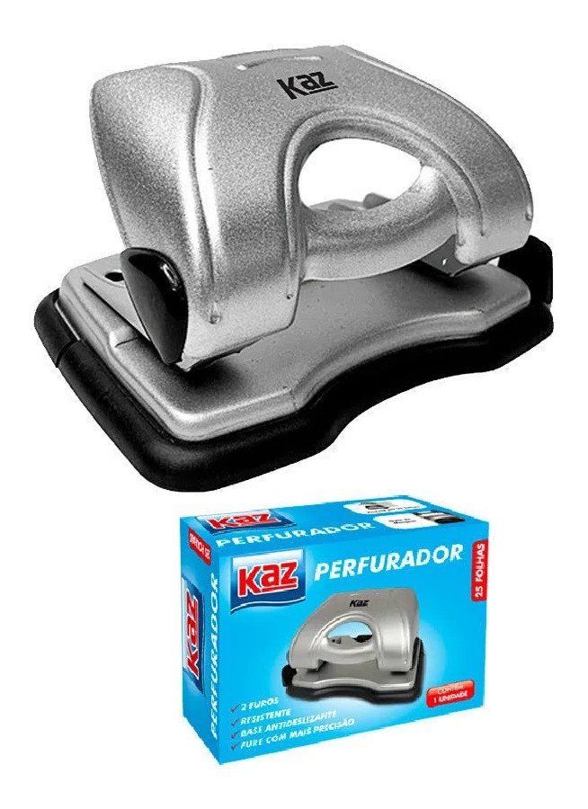 PERURADOR 2 FUROS - PARA ATÉ 25 FOLHAS