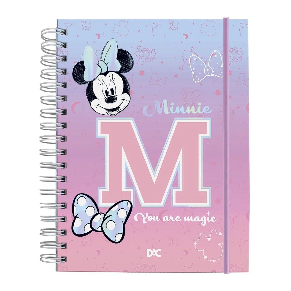 CADERNO INTELIGENTE A5 MINNIE MOUSE - 80 FOLHAS