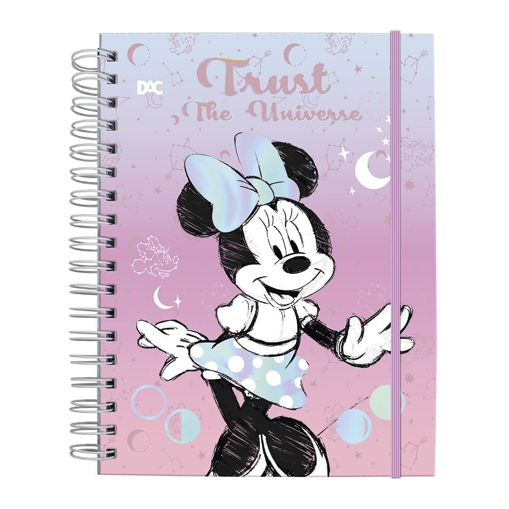CADERNO INTELIGENTE MINNIE MOUSE - 80 FOLHAS