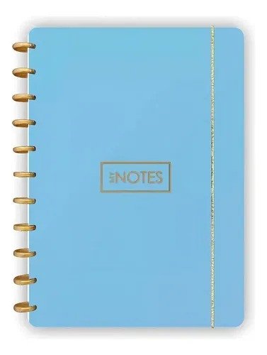 CADERNO DE DISCOS A5 MY NOTES - 81 FOLHAS