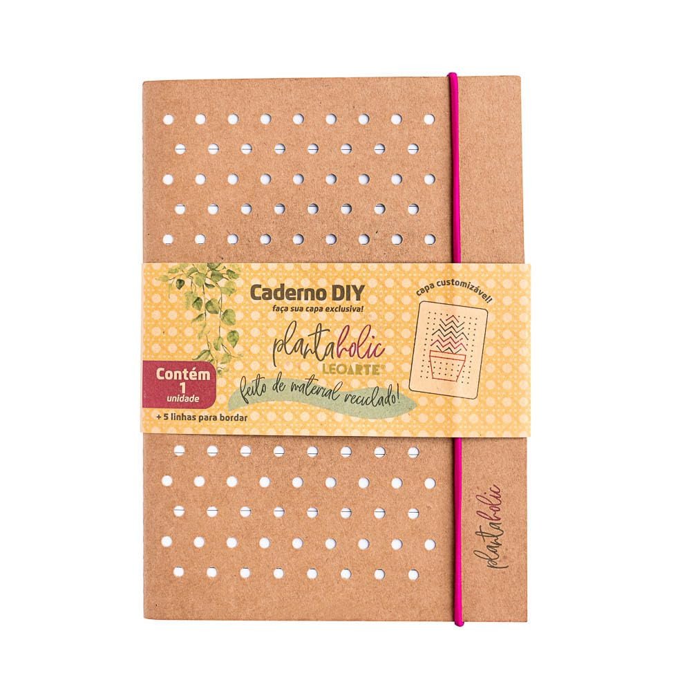 CADERNETA DIY PLANTAHOLIC - 40 FOLHAS