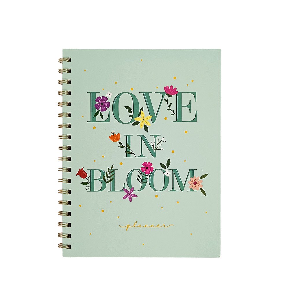 CADERNETA LOVE IN BLOOM - 80 FOLHAS