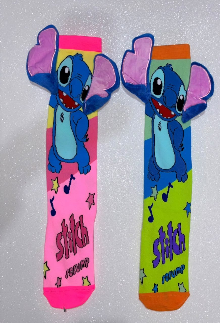 MEIA STITCH AZUL