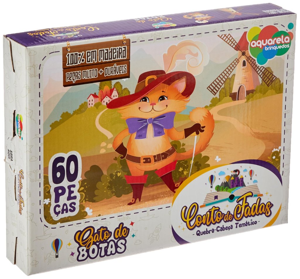 JOGO QUEBRA CABEÇA GATO DE BOTAS
