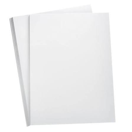 PAPEL ALMAÇO SEM PAUTA - 10 FOLHAS