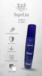 spray finalizador 11 em 1 blond 270ml super liss