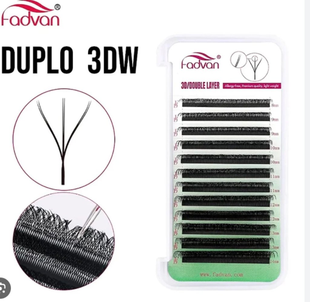 cilios fadvan w 3d w double 0.07 mix do 8-14mm