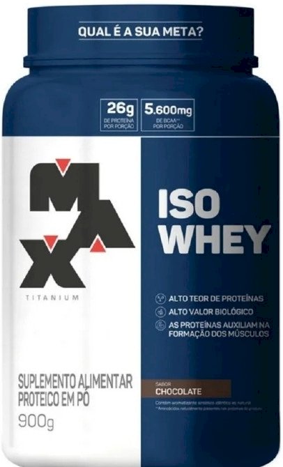 ✅FRETE-GRÁTIS ISO WHEY ISOLADO (Max Titanium) 87% Proteína Isolada do leite