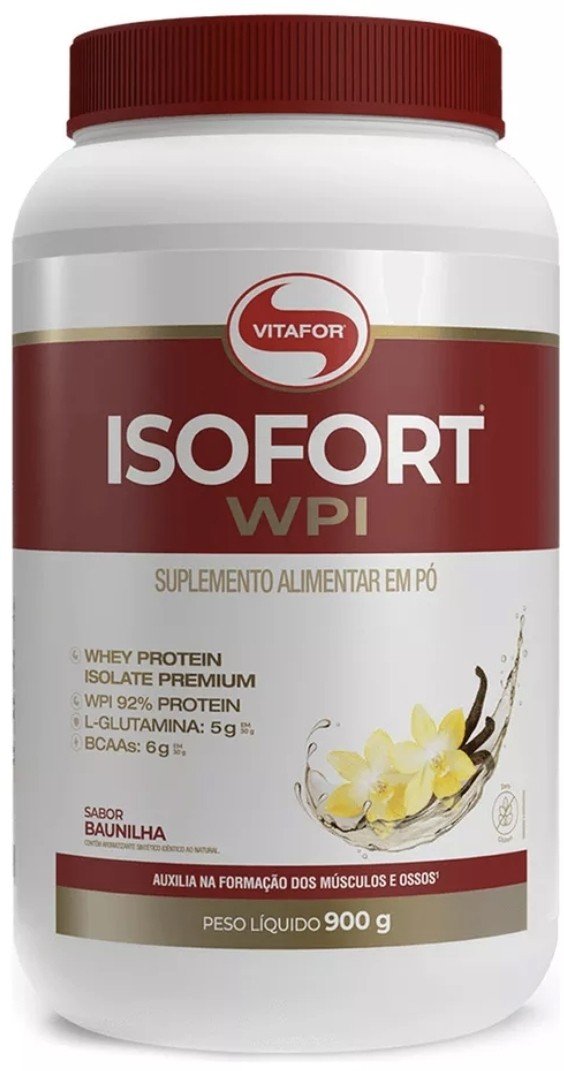 ✅FRETE-GRÁTIS ISOFORT ISOLADO (Vitafor) 87% Proteína Isolada do Leite