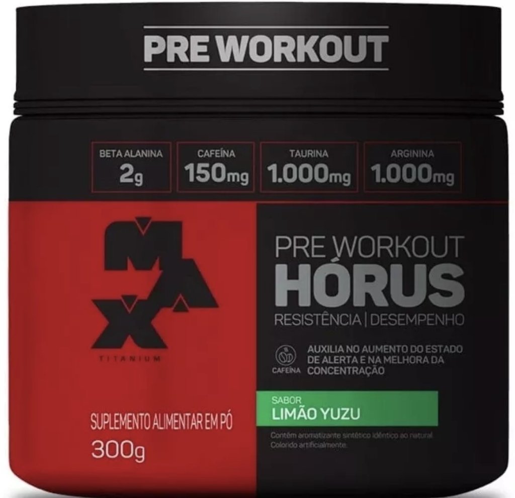 HÓRUS (Max Titanium) Com Beta Alanina