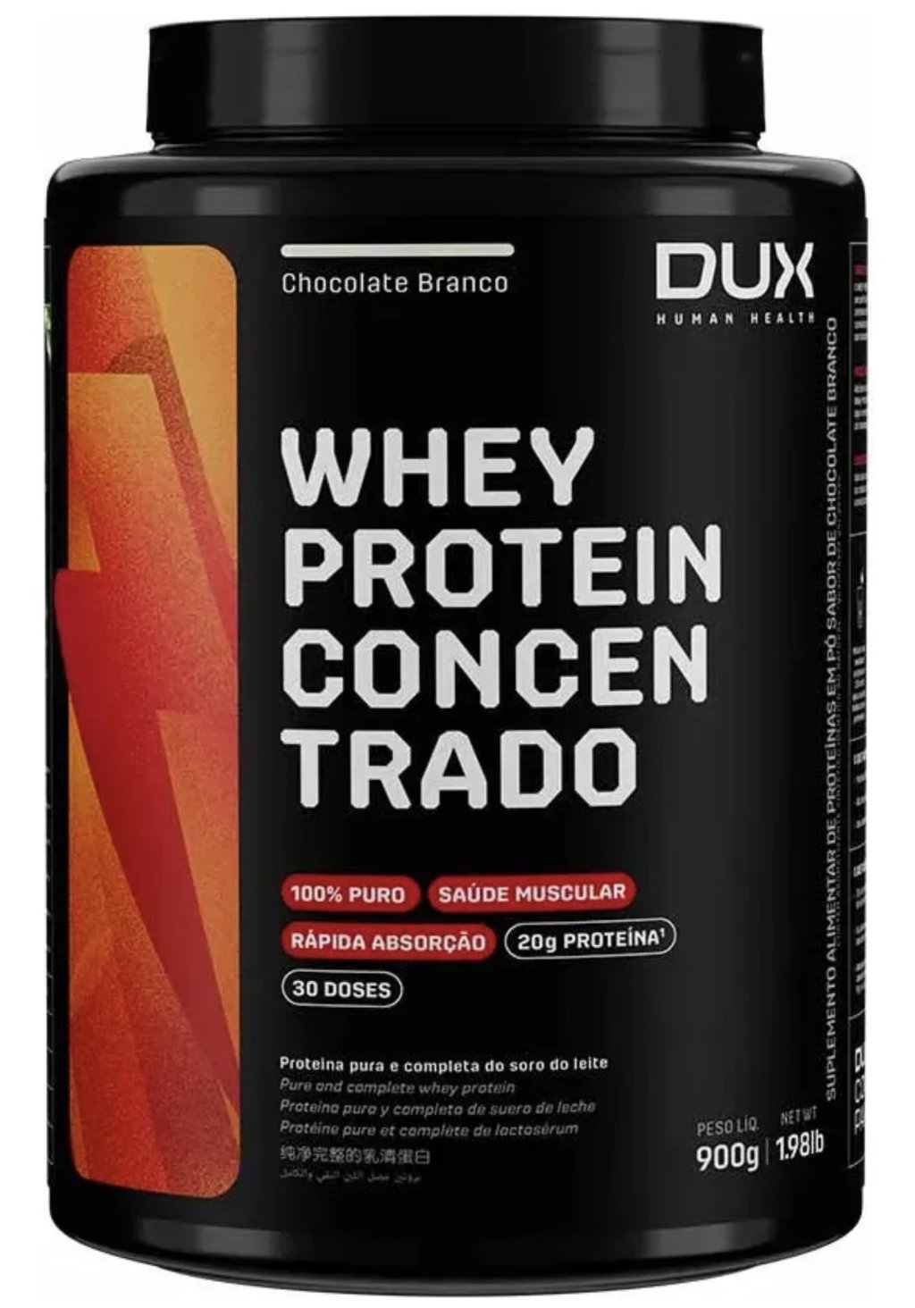 WHEY PROTEIN CONCENTRADO (DUX ) 69% Proteína Concentrada do Leite