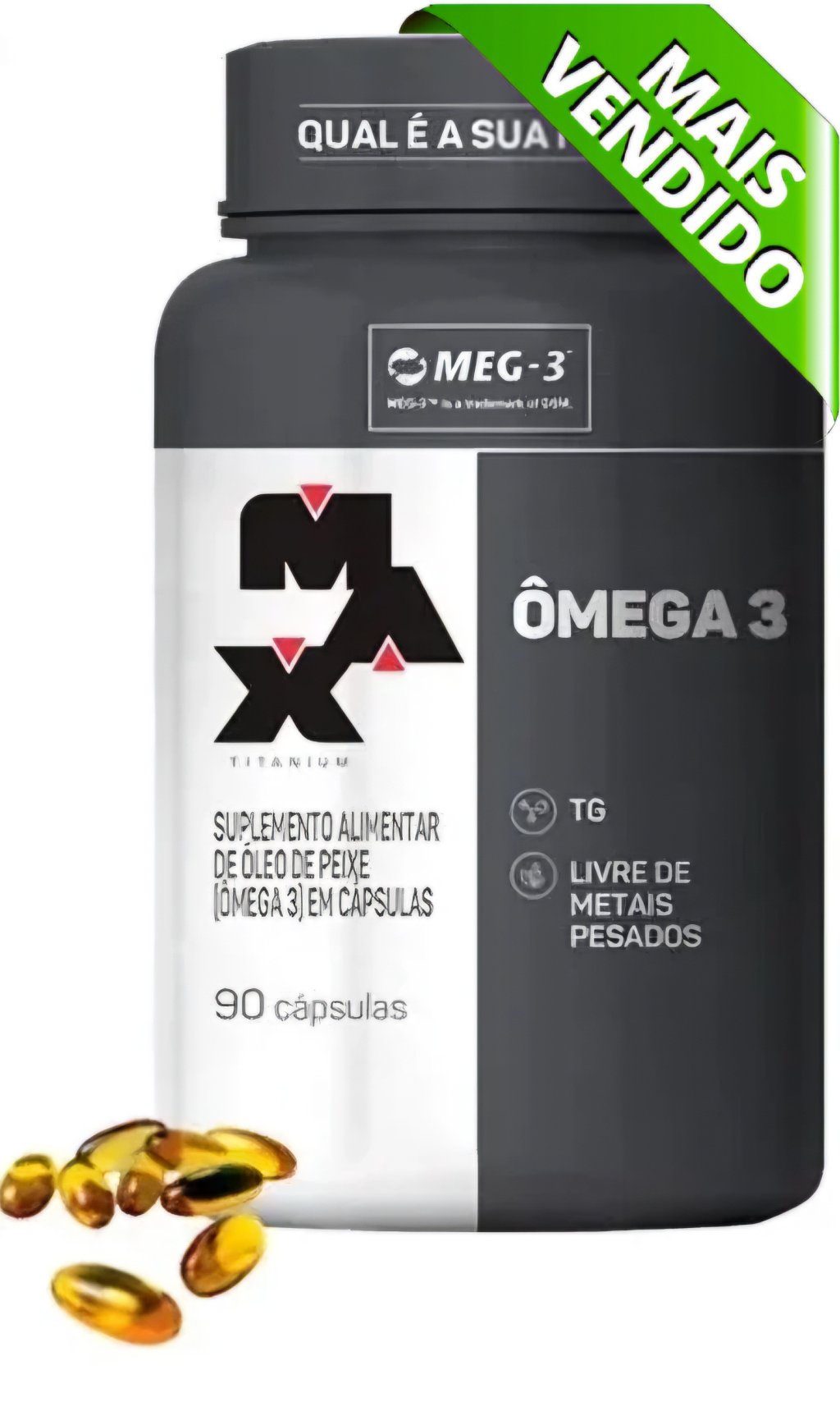 ÔMEGA 3 EPA DHA Óleo de Peixe (Max Titanium)