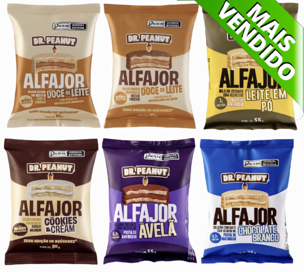 1 Alfajor 55g (Dr peanut)