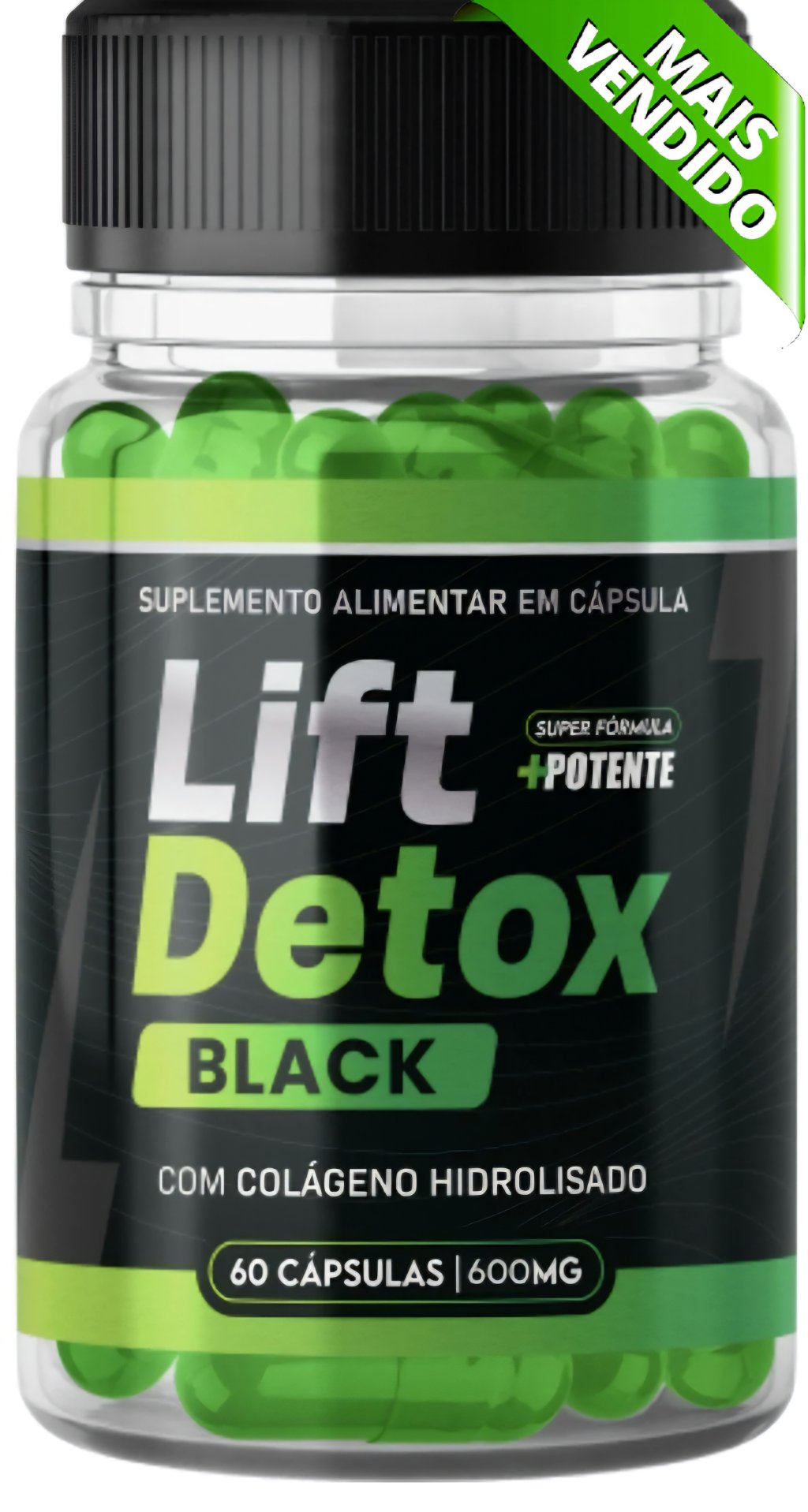 Lift Detox BLACK ORIGINAL (Emagrecedor Natural) + 5 e-books em PDF de emagrecimento