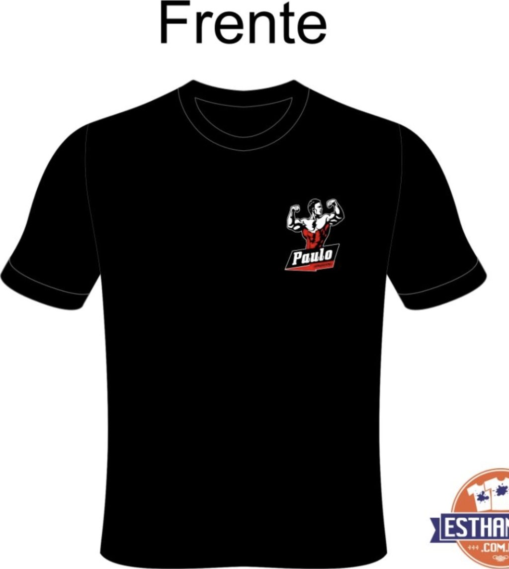 Camiseta Dry fit com elastano (Paulo Suplementos)