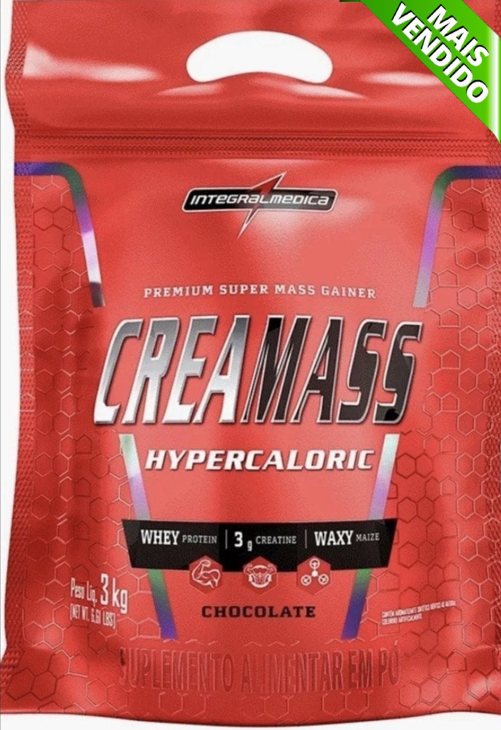 CREAMASS Hipercalórico Com Creatina na Composição (Integralmédica)