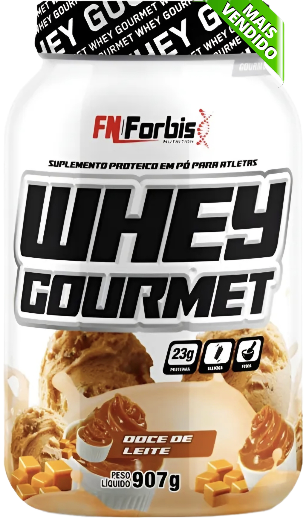 Whey Gourmet (FN Forbis) 57% Proteína Concentrada do Leite e Isolada da Soja